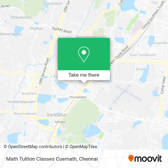 Math Tuition Classes Cuemath map