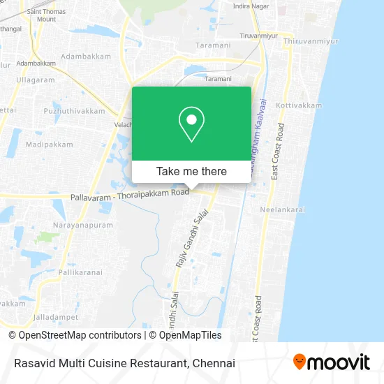 Rasavid Multi Cuisine Restaurant map