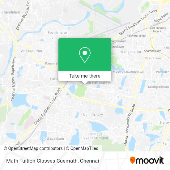 Math Tuition Classes Cuemath map
