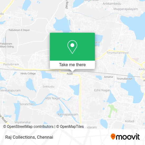 Raj Collections map