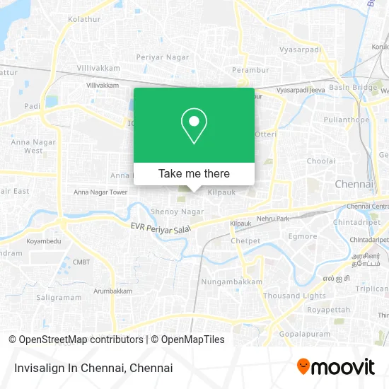 Invisalign In Chennai map