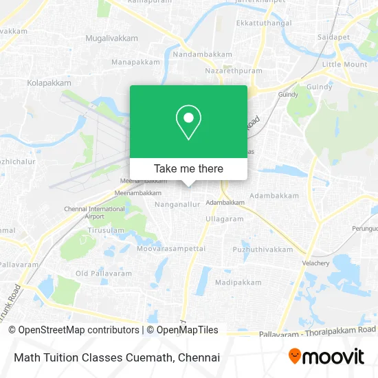 Math Tuition Classes Cuemath map