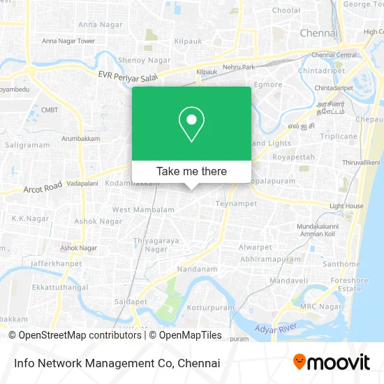 Info Network Management Co map