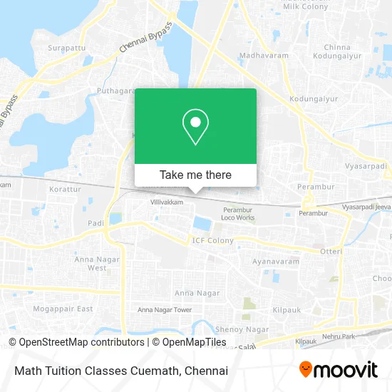 Math Tuition Classes Cuemath map