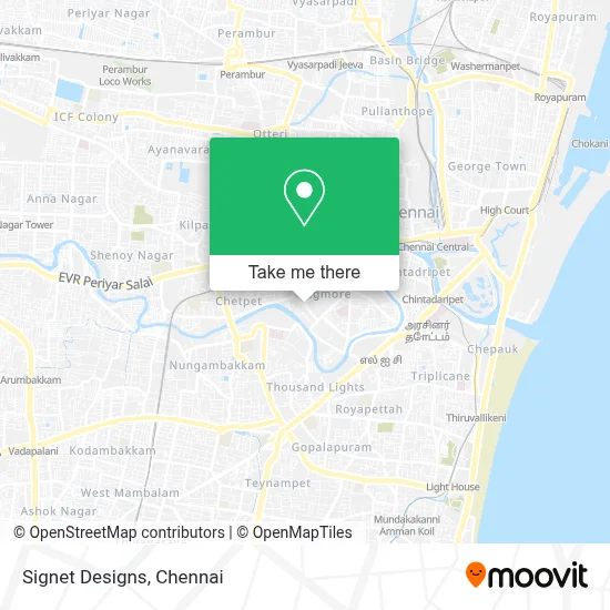 Signet Designs map