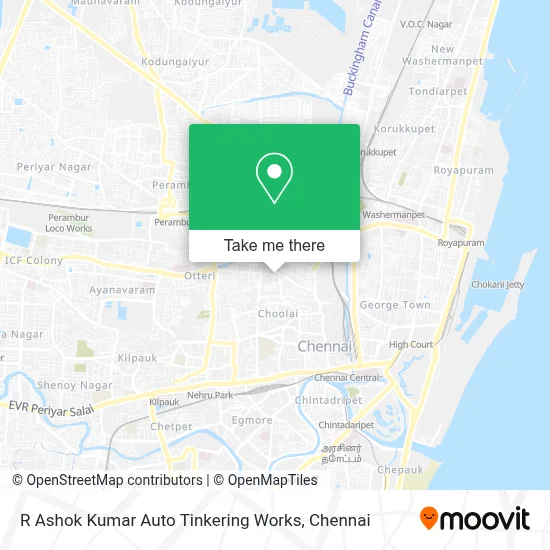 R Ashok Kumar Auto Tinkering Works map