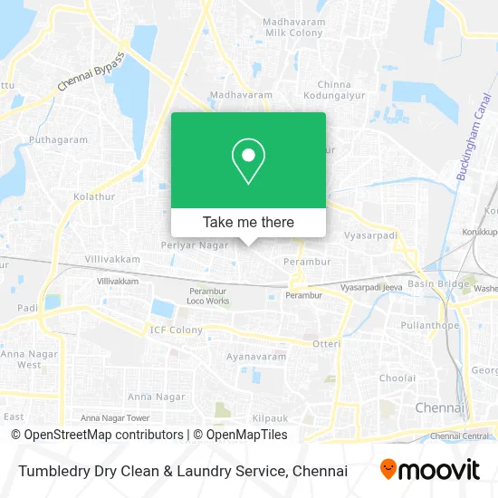 Tumbledry Dry Clean & Laundry Service map