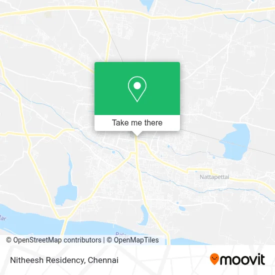 Nitheesh Residency map