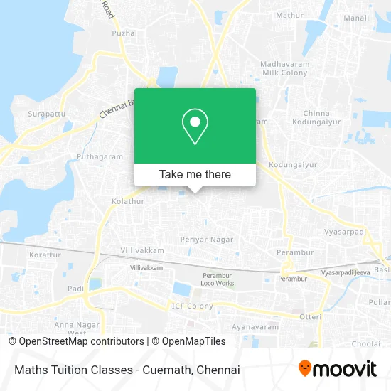 Maths Tuition Classes - Cuemath map