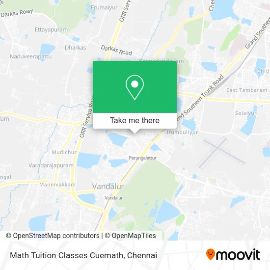 Math Tuition Classes Cuemath map