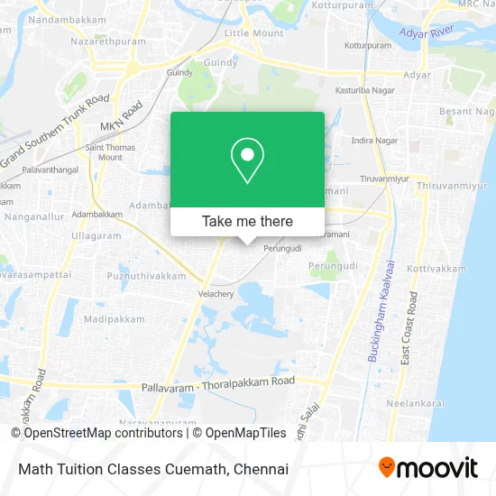 Math Tuition Classes Cuemath map