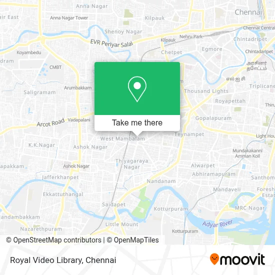 Royal Video Library map