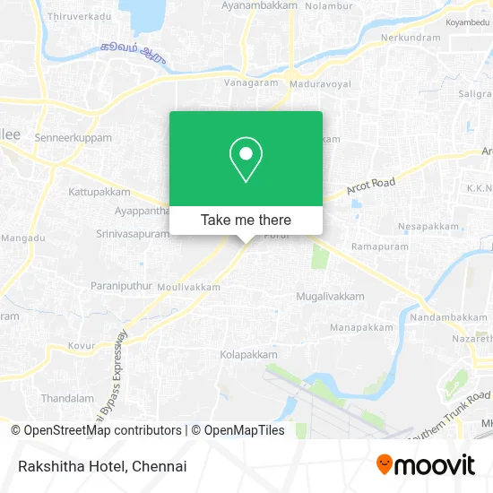 Rakshitha Hotel map