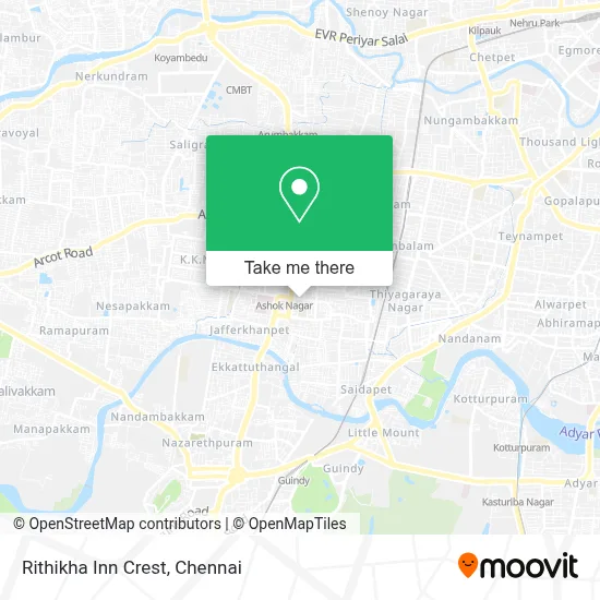 Rithikha Inn Crest map