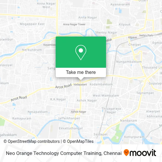 Neo Orange Technology Computer Training map