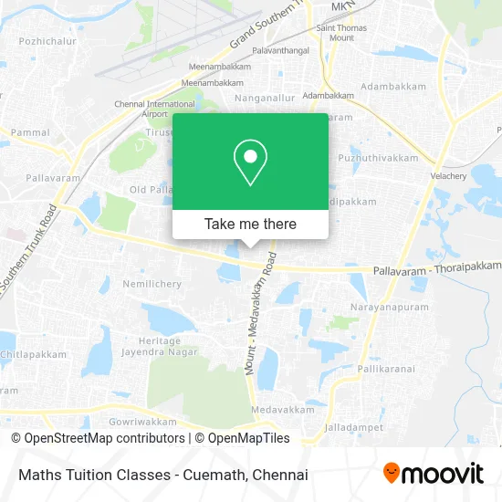 Maths Tuition Classes - Cuemath map