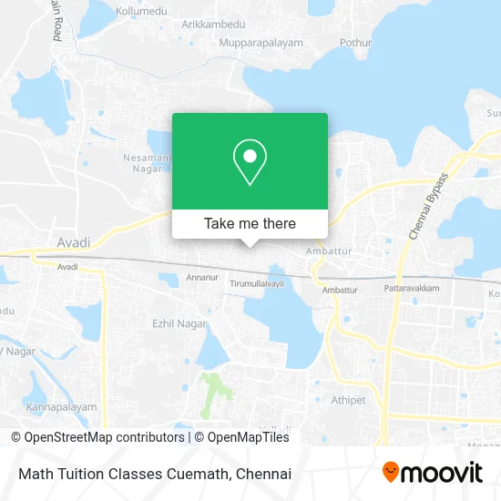 Math Tuition Classes Cuemath map