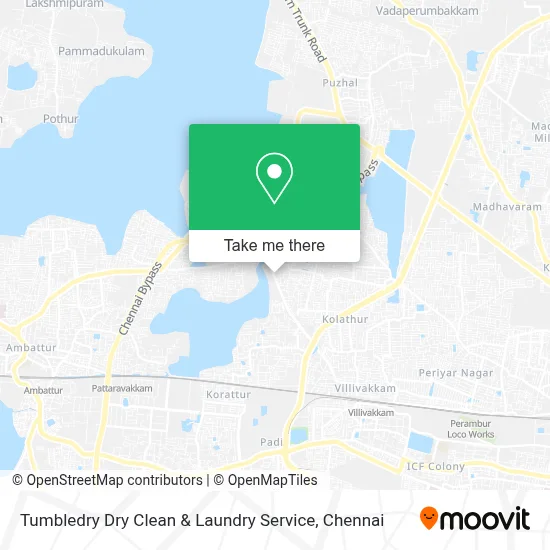Tumbledry Dry Clean & Laundry Service map