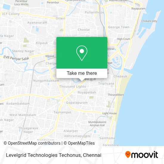 Levelgrid Technologies Techonus map