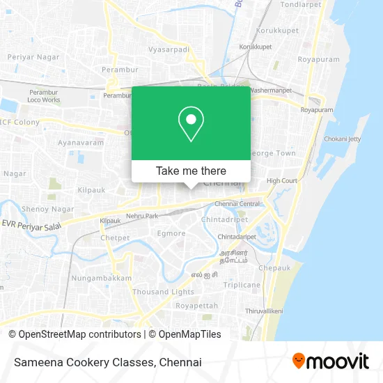 Sameena Cookery Classes map