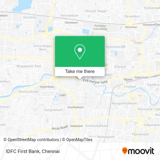 Idfc First Bank map