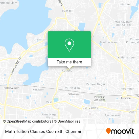 Math Tuition Classes Cuemath map