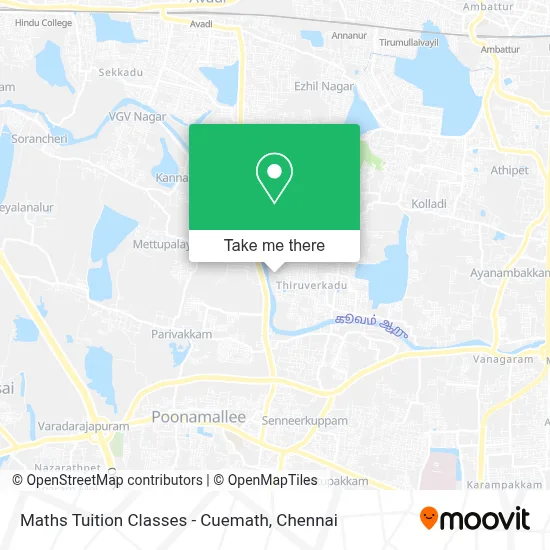 Maths Tuition Classes - Cuemath map