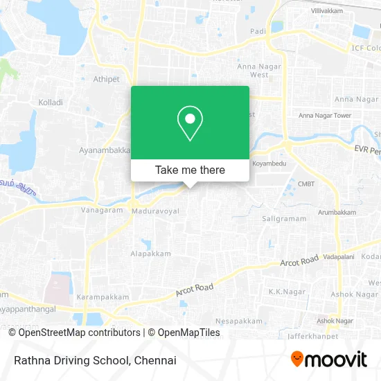 Rathna Driving School map