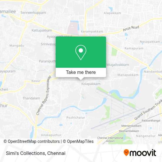 Simi's Collections map