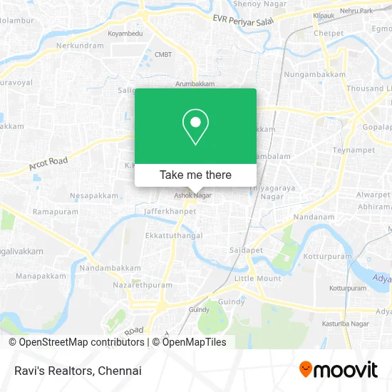 Ravi's Realtors map