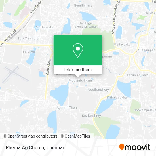 Rhema Ag Church map