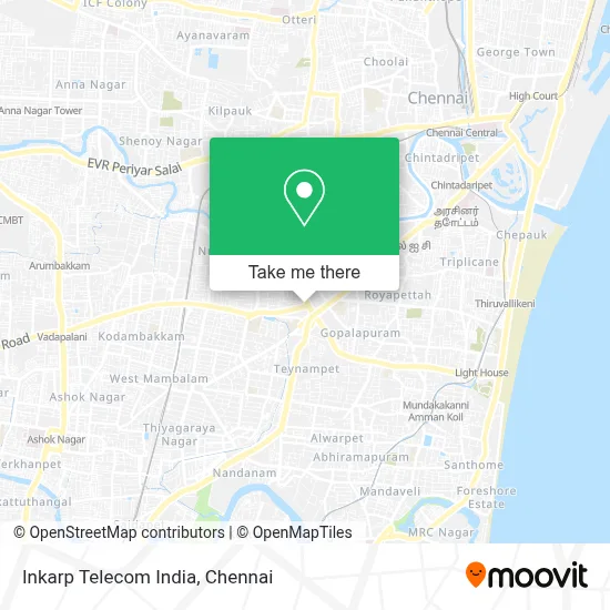 Inkarp Telecom India map