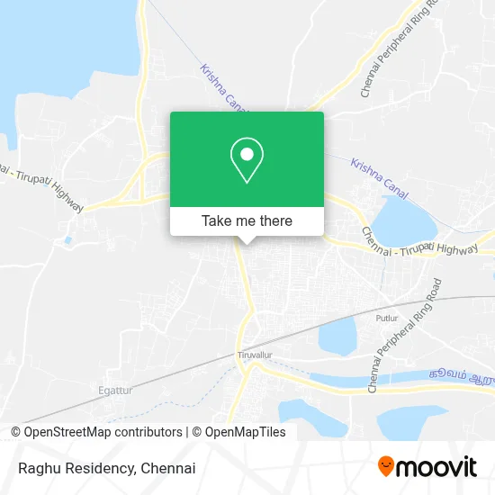 Raghu Residency map
