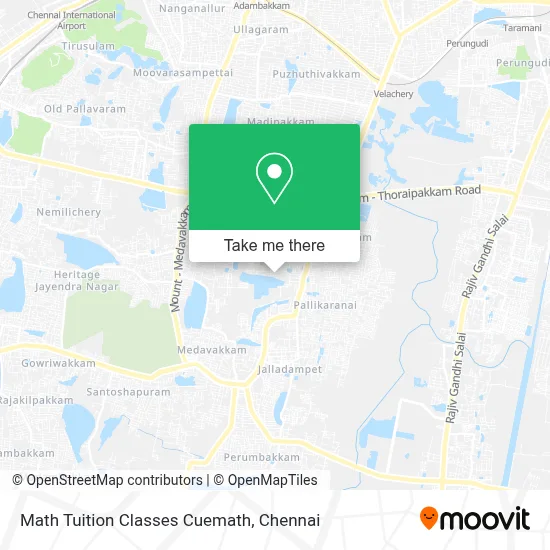 Math Tuition Classes Cuemath map