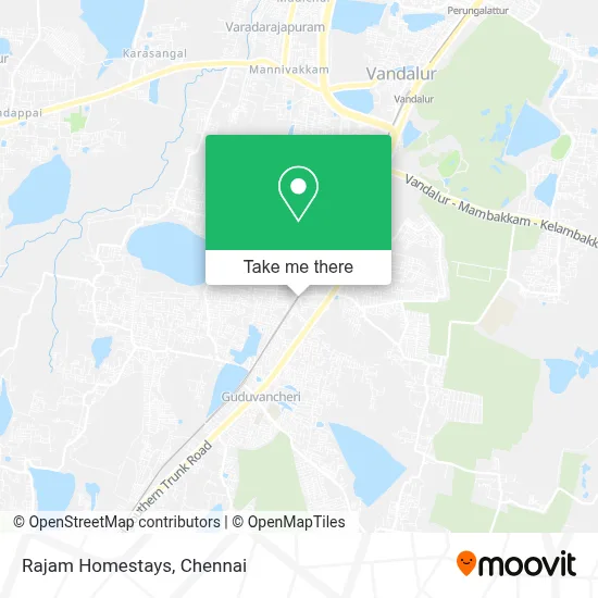 Rajam Homestays map