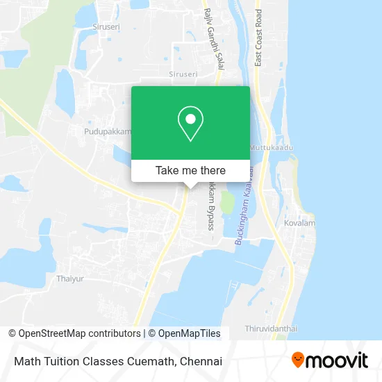 Math Tuition Classes Cuemath map