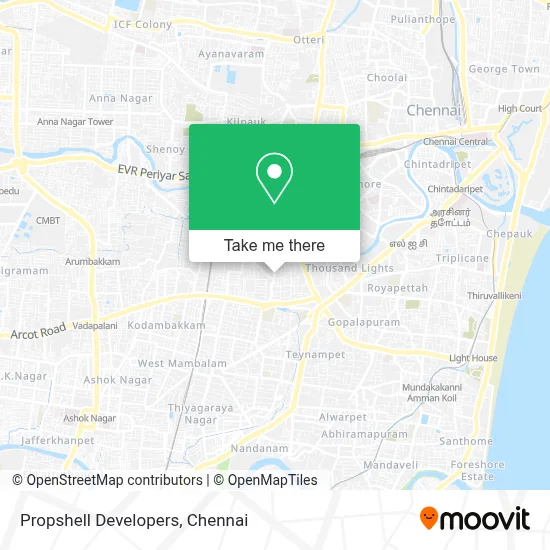 Propshell Developers map