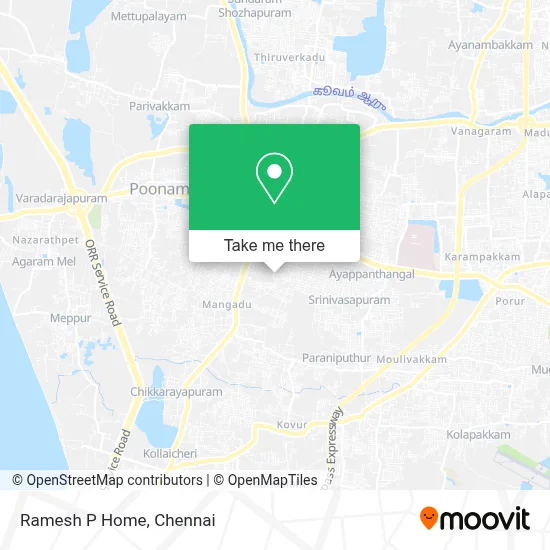 Ramesh P Home map