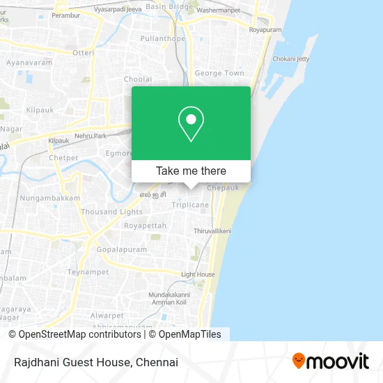 Rajdhani Guest House map
