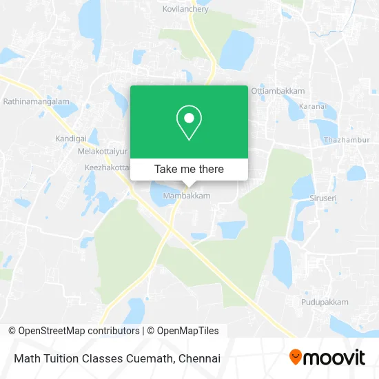 Math Tuition Classes Cuemath map