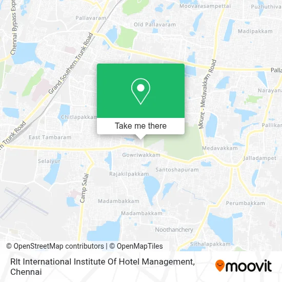 Rlt International Institute Of Hotel Management map