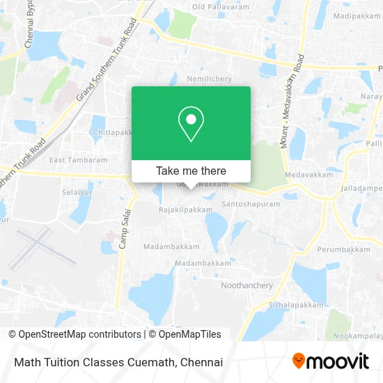 Math Tuition Classes Cuemath map