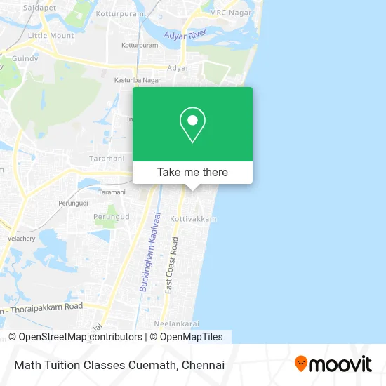 Math Tuition Classes Cuemath map