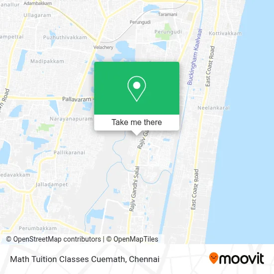Math Tuition Classes Cuemath map
