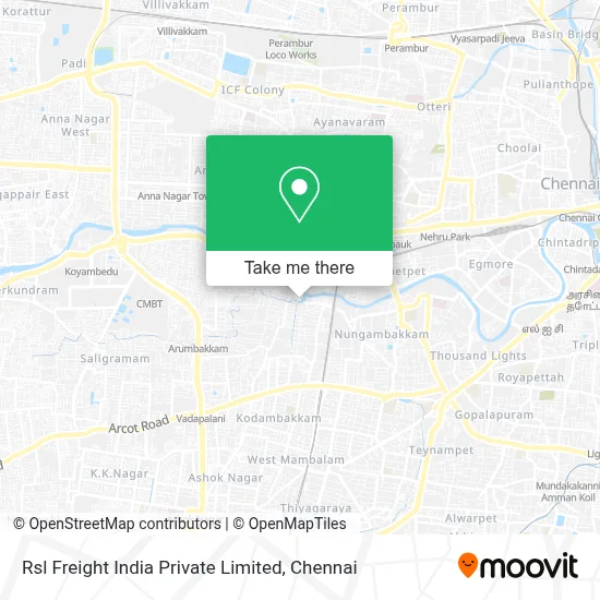 Rsl Freight India Private Limited map
