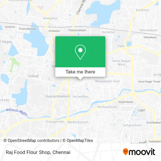 Raj Food Flour Shop map