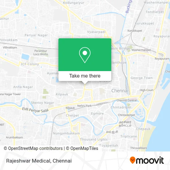 Rajeshwar Medical map