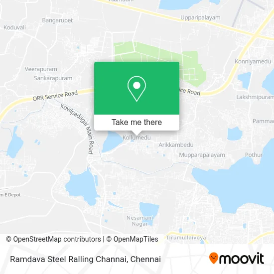 Ramdava Steel Ralling Channai map