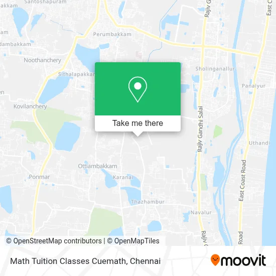 Math Tuition Classes Cuemath map