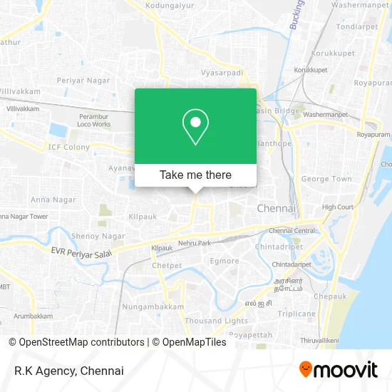 R.K Agency map